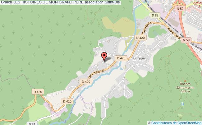 plan association Les Histoires De Mon Grand Pere Saint-Dié-des-Vosges