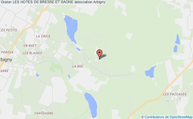 plan association Les Hotes De Bresse Et Saone Arbigny