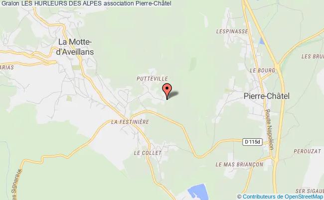plan association Les Hurleurs Des Alpes Pierre-Châtel