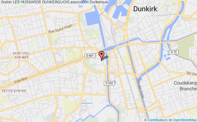 plan association Les Hussards Dunkerquois Dunkerque