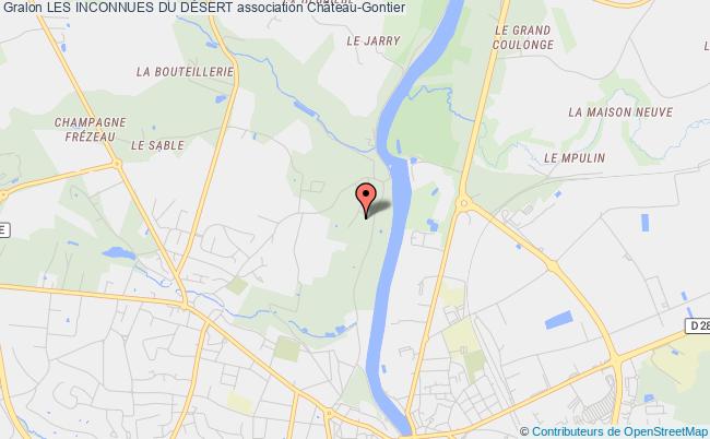 plan association Les Inconnues Du DÉsert Château-Gontier-sur-Mayenne
