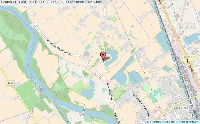 plan association Les Industriels Du Rd63j Saint-Jory