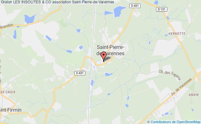 plan association Les Insolites & Co Saint-Pierre-de-Varennes