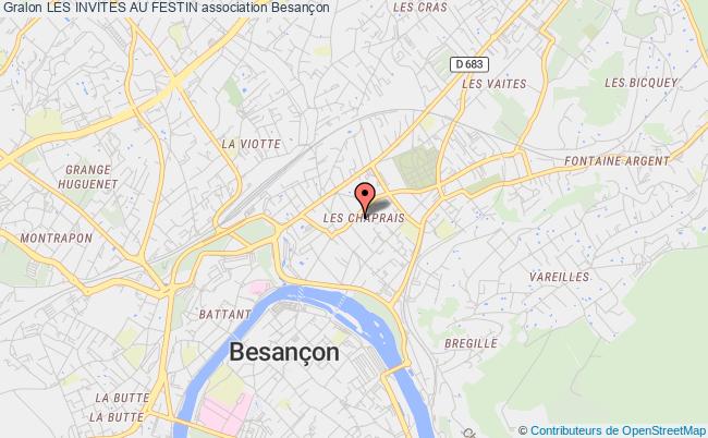 plan association Les Invites Au Festin Besançon