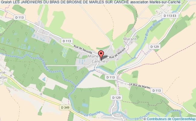 plan association Les Jardiniers Du Bras De Brosne De Marles Sur Canche Marles-sur-Canche