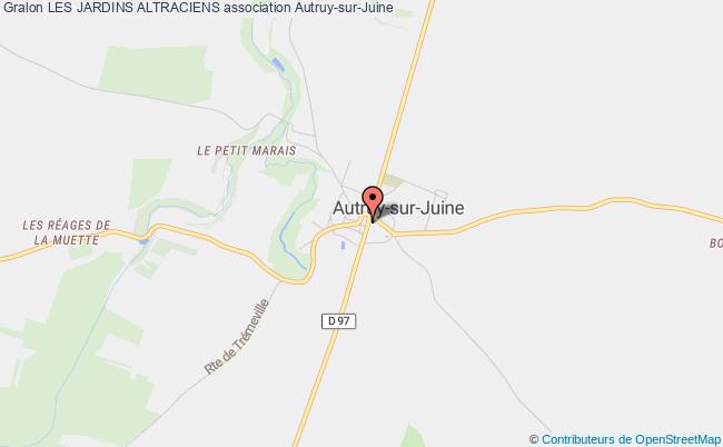 plan association Les Jardins Altraciens Autruy-sur-Juine