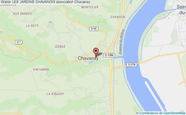 plan association Les Jardins Chavanois Chavanay