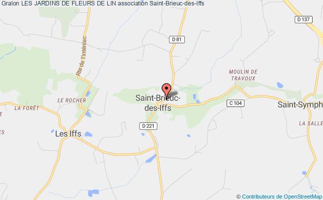 plan association Les Jardins De Fleurs De Lin Saint-Brieuc-des-Iffs