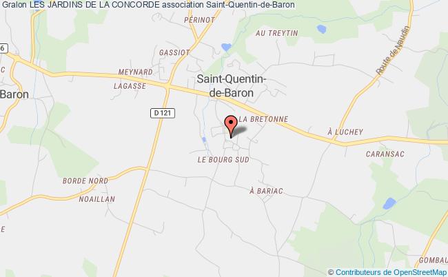 plan association Les Jardins De La Concorde Saint-Quentin-de-Baron