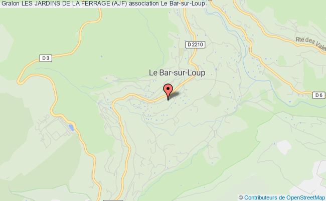plan association Les Jardins De La Ferrage (ajf) Le Bar-sur-Loup