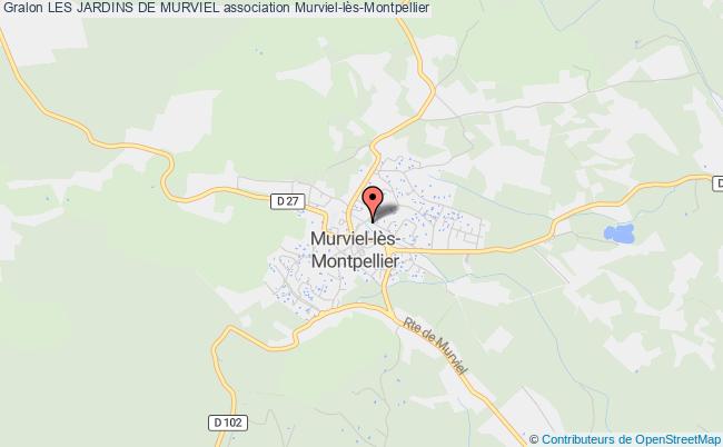 plan association Les Jardins De Murviel Murviel-lès-Montpellier
