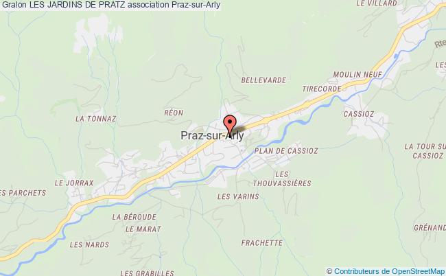 plan association Les Jardins De Pratz Praz-sur-Arly