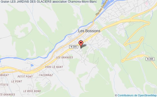 plan association Les Jardins Des Glaciers Chamonix-Mont-Blanc