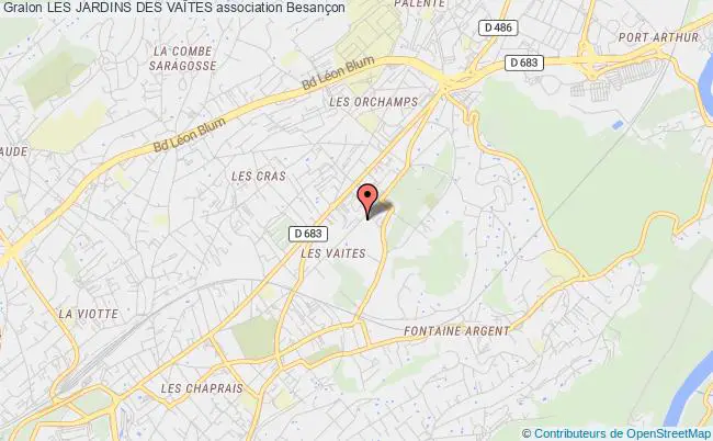 plan association Les Jardins Des VaÎtes Besançon