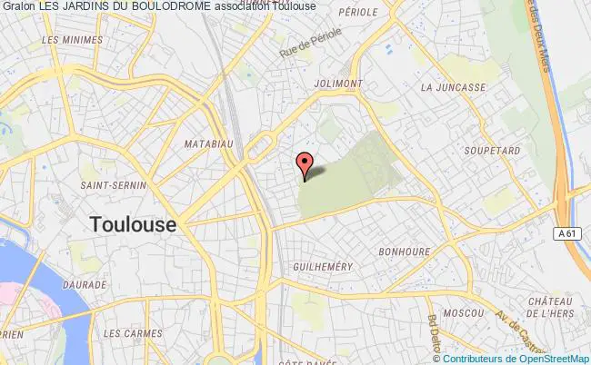 plan association Les Jardins Du Boulodrome Toulouse
