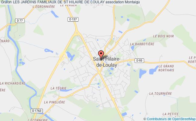 plan association Les Jardins Familiaux De St Hilaire De Loulay Montaigu-Vendée
