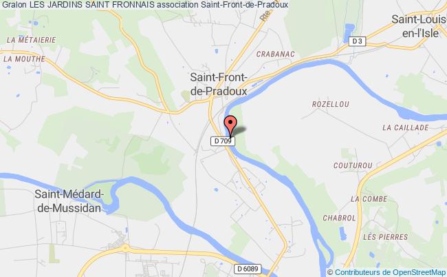 plan association Les Jardins Saint Fronnais Saint-Front-de-Pradoux