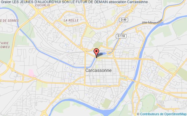 plan association Les Jeunes D'aujourd'hui Son Le Futur De Demain Carcassonne