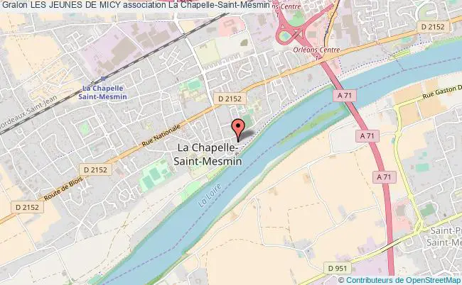 plan association Les Jeunes De Micy La    Chapelle-Saint-Mesmin