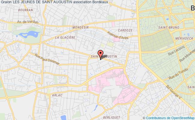 plan association Les Jeunes De Saint Augustin Bordeaux