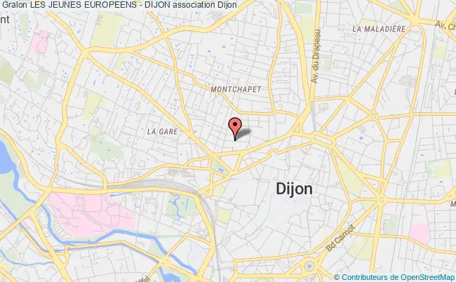 plan association Les Jeunes Europeens - Dijon Dijon