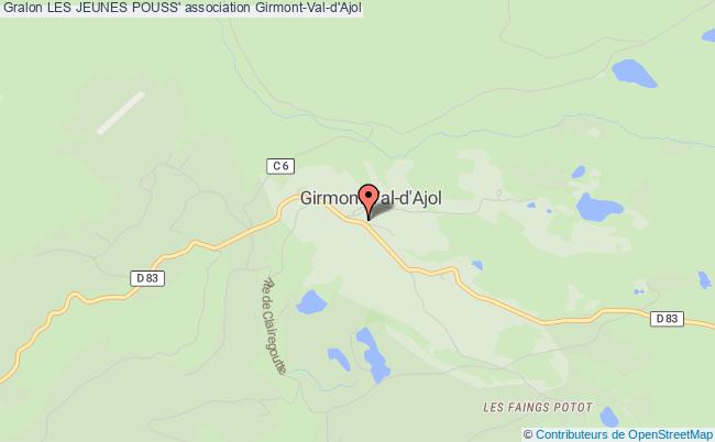 plan association Les Jeunes Pouss' Girmont-Val-d'Ajol