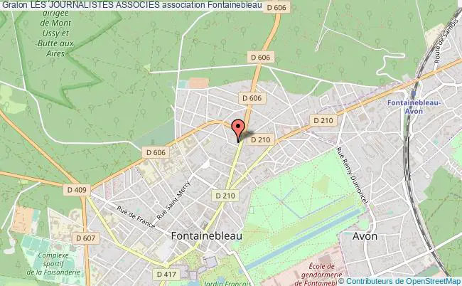 plan association Les Journalistes Associes Fontainebleau