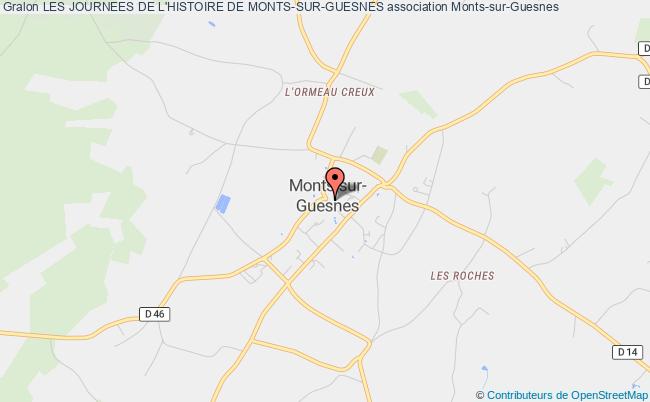 plan association Les Journees De L'histoire De Monts-sur-guesnes Monts-sur-Guesnes