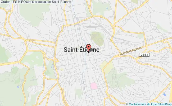 plan association Les Kipouni's Saint-Étienne