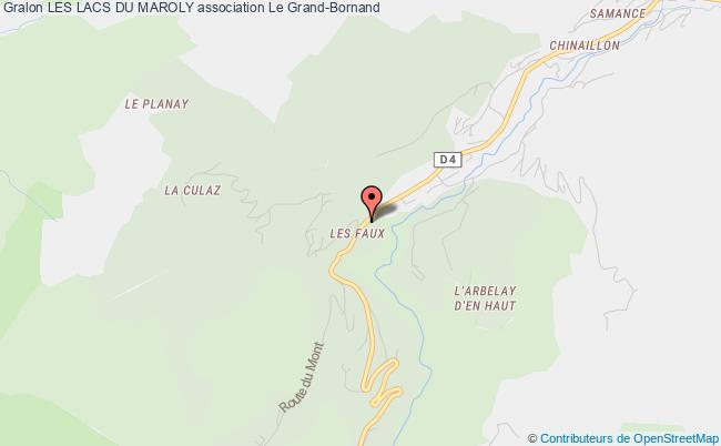 plan association Les Lacs Du Maroly Le    Grand-Bornand