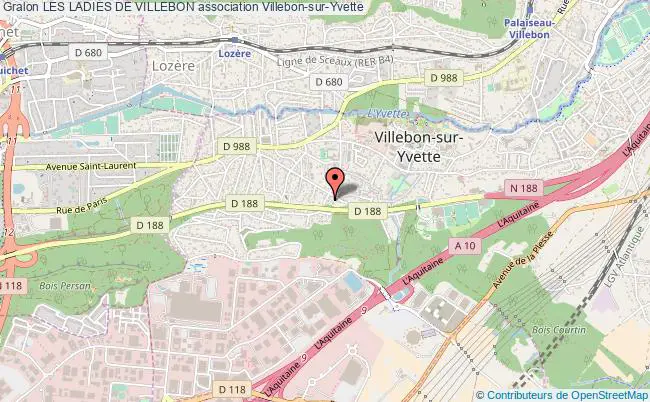 plan association Les Ladies De Villebon Villebon-sur-Yvette