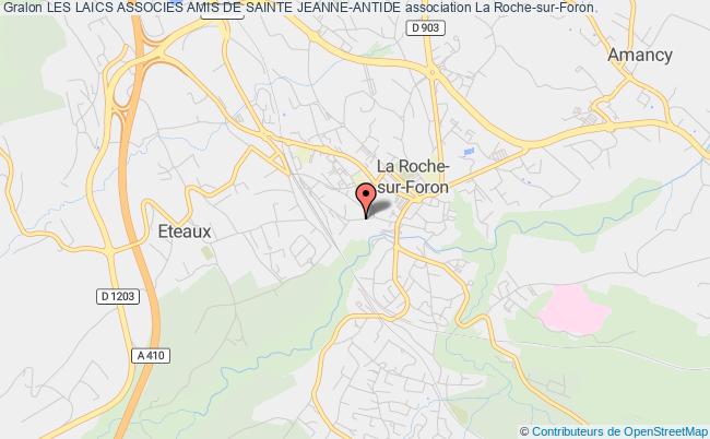 plan association Les Laics Associes Amis De Sainte Jeanne-antide La    Roche-sur-Foron