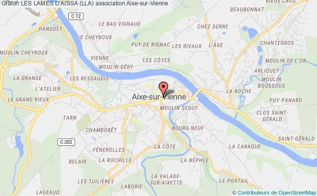 plan association Les Lames D'aissa (lla) Aixe-sur-Vienne