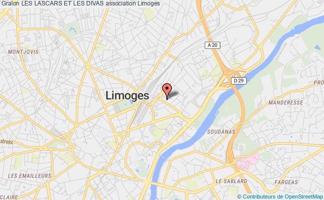 plan association Les Lascars Et Les Divas Limoges