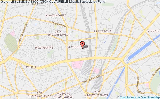 plan association Les Lemms Association Culturelle Lslmms Paris