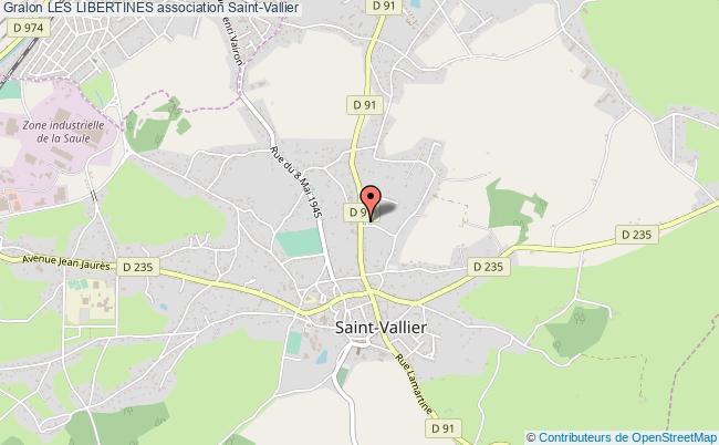 plan association Les Libertines Saint-Vallier
