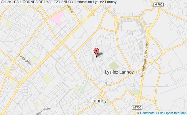 plan association Les Licornes De Lys-lez-lannoy Lys-lez-Lannoy