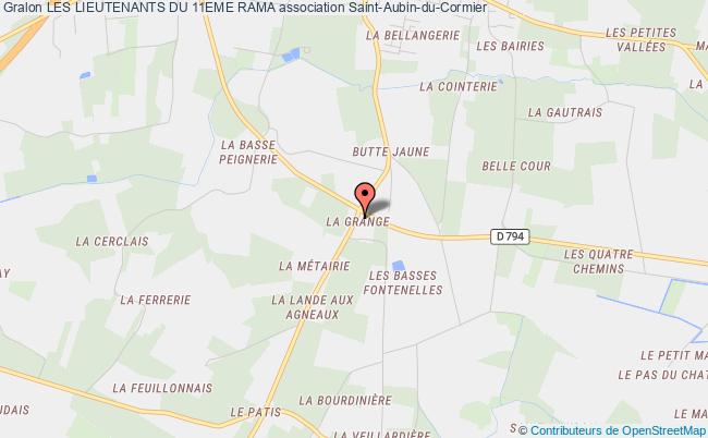 plan association Les Lieutenants Du 11eme Rama Saint-Aubin-du-Cormier