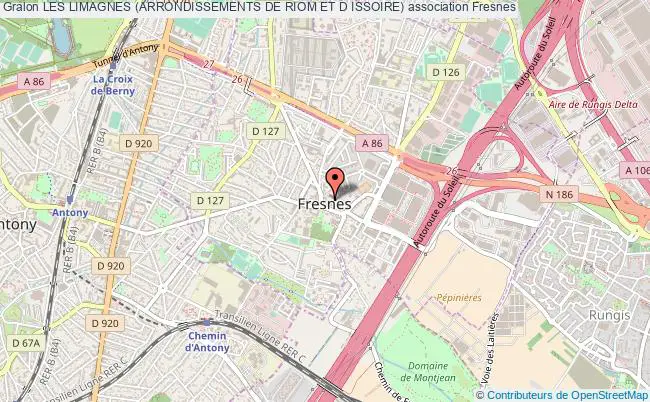 plan association Les Limagnes (arrondissements De Riom Et D Issoire) Fresnes