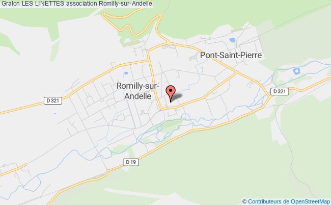 plan association Les Linettes Romilly-sur-Andelle