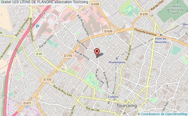 plan association Les Lions De Flandre Tourcoing