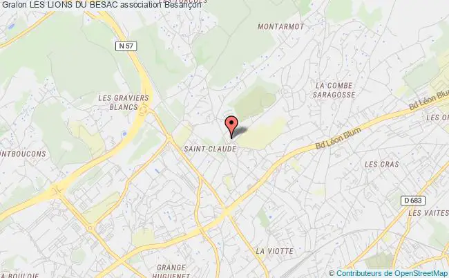 plan association Les Lions Du Besac Besançon