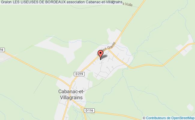 plan association Les Liseuses De Bordeaux Cabanac-et-Villagrains