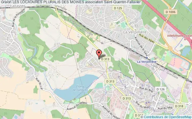 plan association Les Locataires Pluralis Des Moines Saint-Quentin-Fallavier