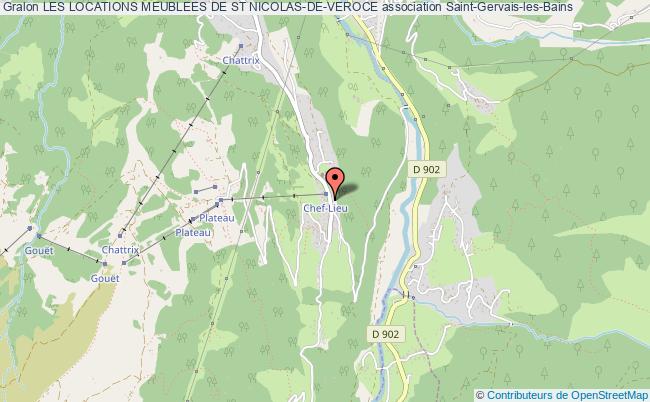 LES LOCATIONS MEUBLEES DE ST NICOLAS-DE-VEROCE