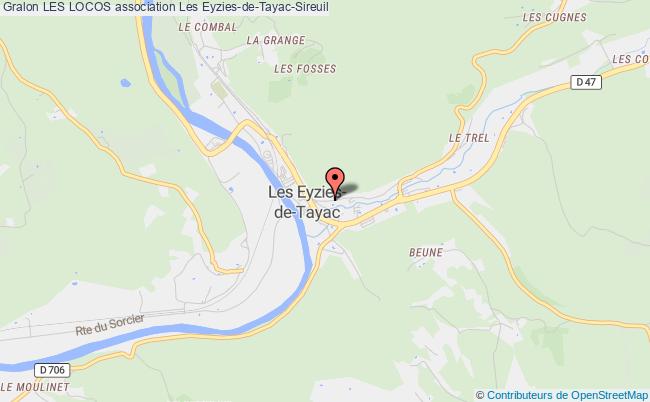 plan association Les Locos Eyzies-de-Tayac-Sireuil