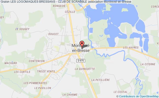 plan association Les Logomaques Bressans - Club De Scrabble Montrevel-en-Bresse