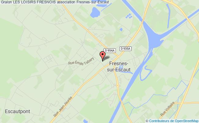 plan association Les Loisirs Fresnois Fresnes-sur-Escaut