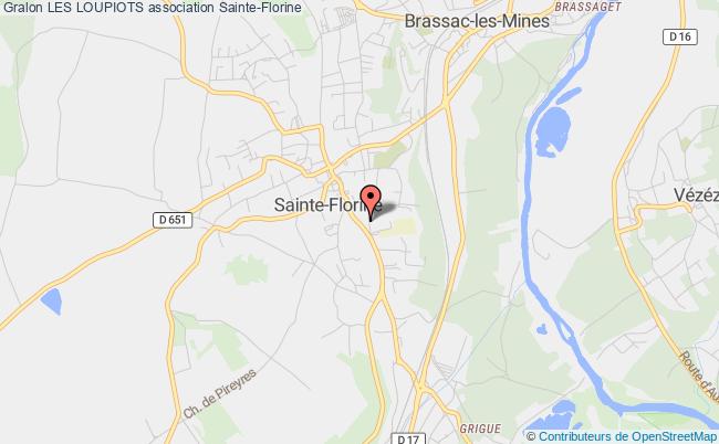 plan association Les Loupiots Sainte-Florine