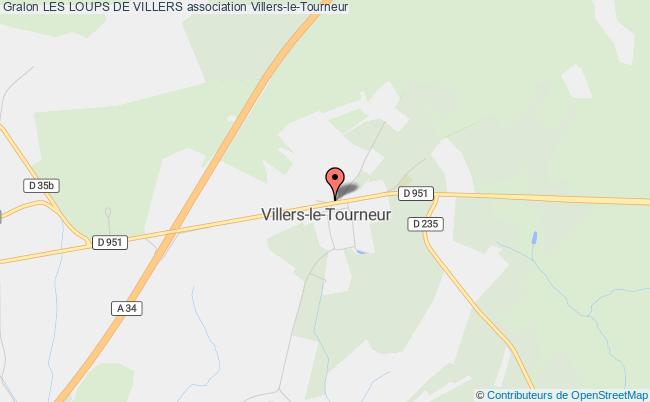 plan association Les Loups De Villers Villers-le-Tourneur
